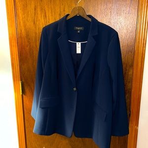 Talbots Suit Jacket, size 18W, navy blue